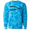 Unisex Midweight Tie-Dyed Crewneck Sweatshirt Thumbnail