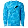Unisex Midweight Tie-Dyed Crewneck Sweatshirt Thumbnail