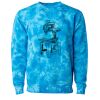 Unisex Midweight Tie-Dyed Crewneck Sweatshirt Thumbnail