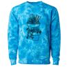 Unisex Midweight Tie-Dyed Crewneck Sweatshirt Thumbnail