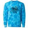 Unisex Midweight Tie-Dyed Crewneck Sweatshirt Thumbnail