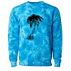 Unisex Midweight Tie-Dyed Crewneck Sweatshirt Thumbnail