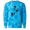 Unisex Midweight Tie-Dyed Crewneck Sweatshirt Thumbnail