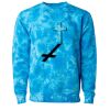 Unisex Midweight Tie-Dyed Crewneck Sweatshirt Thumbnail