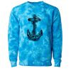 Unisex Midweight Tie-Dyed Crewneck Sweatshirt Thumbnail
