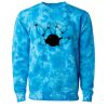 Unisex Midweight Tie-Dyed Crewneck Sweatshirt Thumbnail