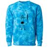 Unisex Midweight Tie-Dyed Crewneck Sweatshirt Thumbnail