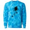 Unisex Midweight Tie-Dyed Crewneck Sweatshirt Thumbnail