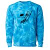 Unisex Midweight Tie-Dyed Crewneck Sweatshirt Thumbnail