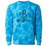 Unisex Midweight Tie-Dyed Crewneck Sweatshirt Thumbnail