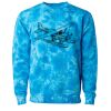 Unisex Midweight Tie-Dyed Crewneck Sweatshirt Thumbnail