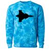 Unisex Midweight Tie-Dyed Crewneck Sweatshirt Thumbnail