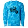 Unisex Midweight Tie-Dyed Crewneck Sweatshirt Thumbnail