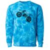 Unisex Midweight Tie-Dyed Crewneck Sweatshirt Thumbnail