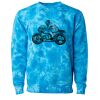 Unisex Midweight Tie-Dyed Crewneck Sweatshirt Thumbnail