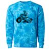 Unisex Midweight Tie-Dyed Crewneck Sweatshirt Thumbnail