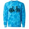 Unisex Midweight Tie-Dyed Crewneck Sweatshirt Thumbnail