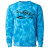 Unisex Midweight Tie-Dyed Crewneck Sweatshirt Thumbnail