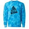 Unisex Midweight Tie-Dyed Crewneck Sweatshirt Thumbnail