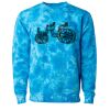 Unisex Midweight Tie-Dyed Crewneck Sweatshirt Thumbnail