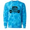 Unisex Midweight Tie-Dyed Crewneck Sweatshirt Thumbnail