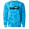 Unisex Midweight Tie-Dyed Crewneck Sweatshirt Thumbnail