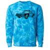 Unisex Midweight Tie-Dyed Crewneck Sweatshirt Thumbnail