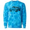 Unisex Midweight Tie-Dyed Crewneck Sweatshirt Thumbnail