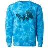 Unisex Midweight Tie-Dyed Crewneck Sweatshirt Thumbnail