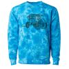 Unisex Midweight Tie-Dyed Crewneck Sweatshirt Thumbnail