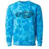 Unisex Midweight Tie-Dyed Crewneck Sweatshirt Thumbnail