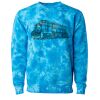 Unisex Midweight Tie-Dyed Crewneck Sweatshirt Thumbnail