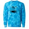 Unisex Midweight Tie-Dyed Crewneck Sweatshirt Thumbnail