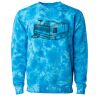 Unisex Midweight Tie-Dyed Crewneck Sweatshirt Thumbnail
