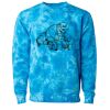 Unisex Midweight Tie-Dyed Crewneck Sweatshirt Thumbnail