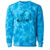 Unisex Midweight Tie-Dyed Crewneck Sweatshirt Thumbnail