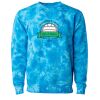 Unisex Midweight Tie-Dyed Crewneck Sweatshirt Thumbnail