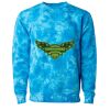 Unisex Midweight Tie-Dyed Crewneck Sweatshirt Thumbnail