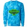 Unisex Midweight Tie-Dyed Crewneck Sweatshirt Thumbnail