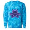 Unisex Midweight Tie-Dyed Crewneck Sweatshirt Thumbnail