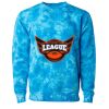 Unisex Midweight Tie-Dyed Crewneck Sweatshirt Thumbnail