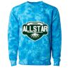 Unisex Midweight Tie-Dyed Crewneck Sweatshirt Thumbnail