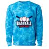 Unisex Midweight Tie-Dyed Crewneck Sweatshirt Thumbnail