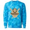 Unisex Midweight Tie-Dyed Crewneck Sweatshirt Thumbnail