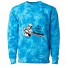 Unisex Midweight Tie-Dyed Crewneck Sweatshirt Thumbnail