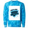 Unisex Midweight Tie-Dyed Crewneck Sweatshirt Thumbnail