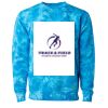 Unisex Midweight Tie-Dyed Crewneck Sweatshirt Thumbnail