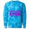 Unisex Midweight Tie-Dyed Crewneck Sweatshirt Thumbnail