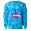 Unisex Midweight Tie-Dyed Crewneck Sweatshirt Thumbnail