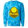 Unisex Midweight Tie-Dyed Crewneck Sweatshirt Thumbnail